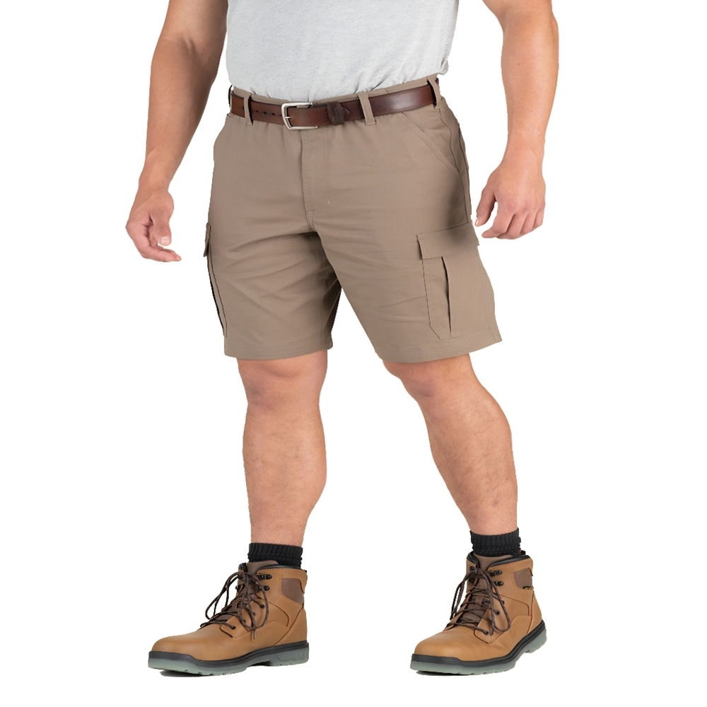 Berne Apparel Men's Sanded Twill Cargo Shorts Size 48R Tan NWT R-3370